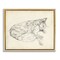 Stupell Industries Antique Dog Drawing Floating Frame By Ethan Harper